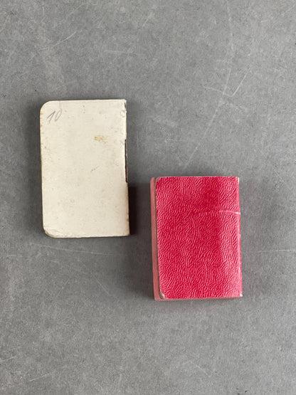 WW2 Tysk Lot af 2 WHW Mini-bøger. Ses ikke tit. Original.