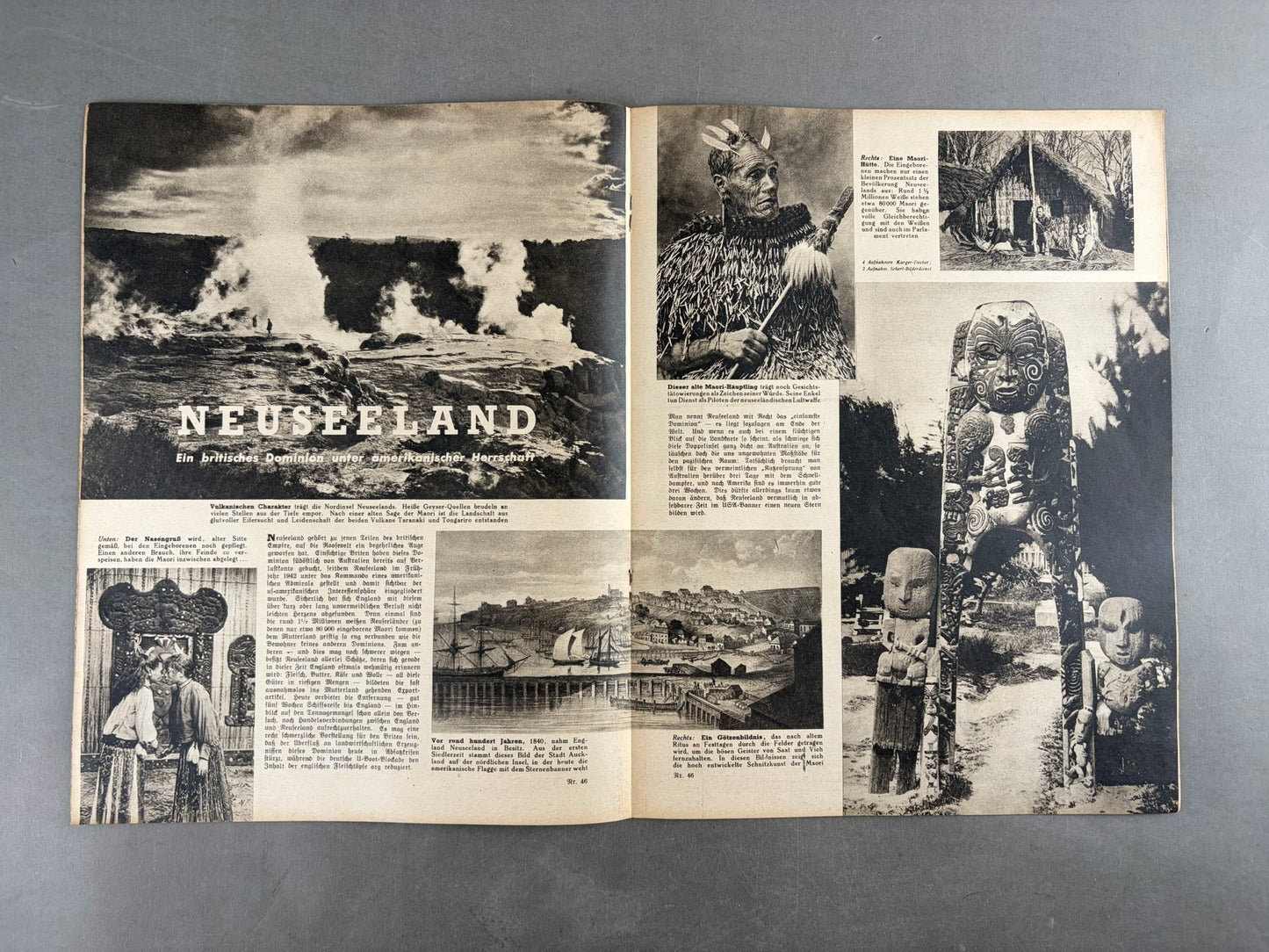 WW2 Tysk "Die Woche" Blad. Original.