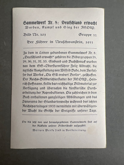 WW2 Tysk "Cigaretten Album" 8*12 Billede. Original.