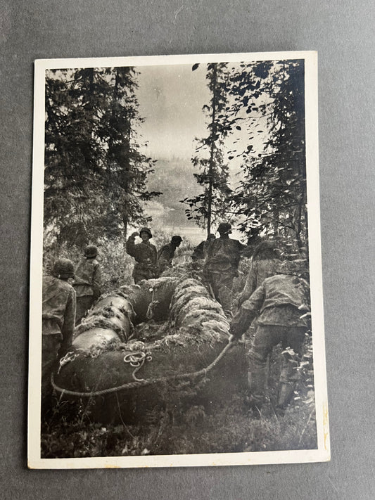 WW2 Tysk Waffen-SS Postkort. Original.