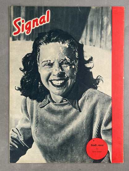 WW2 Tysk Signal Blad. Original.