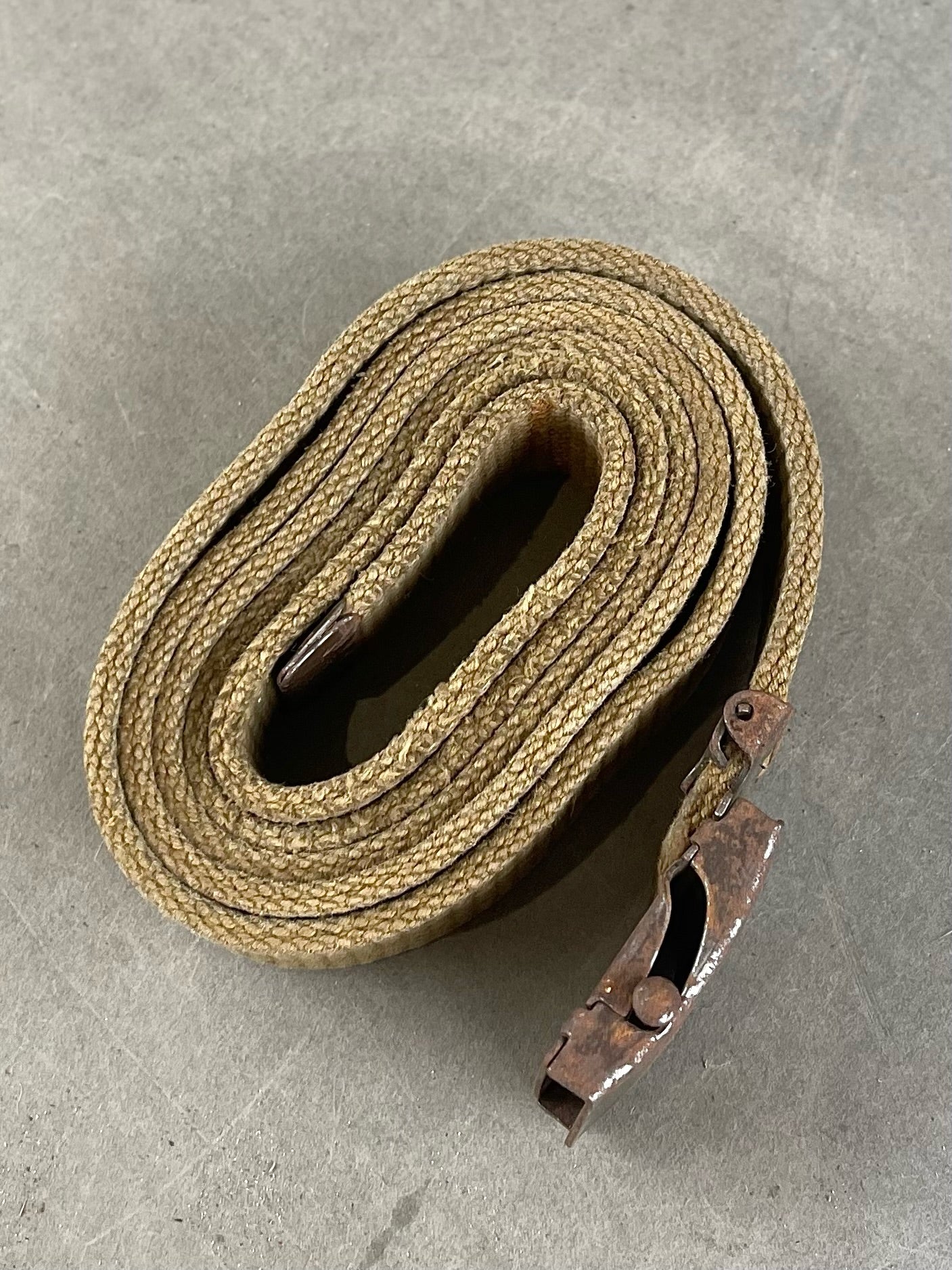 WW1/WW2 Amerikansk Webbing bælte. Original.