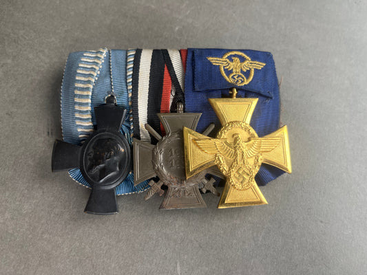 WW2 Tysk Polizei Medalje Spange. Sjælden. Original.