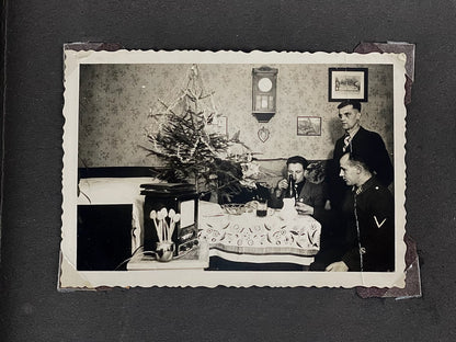 WW2 Tysk Wehrmacht Fotoalbum 1940'erne. MANGE(!) gode billeder fra felttoget i Frankrig. Original.