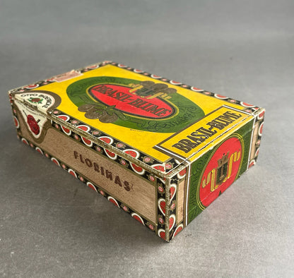 WW2 Tysk Cigaræske. Banderole med ørn og hagekors. Original.