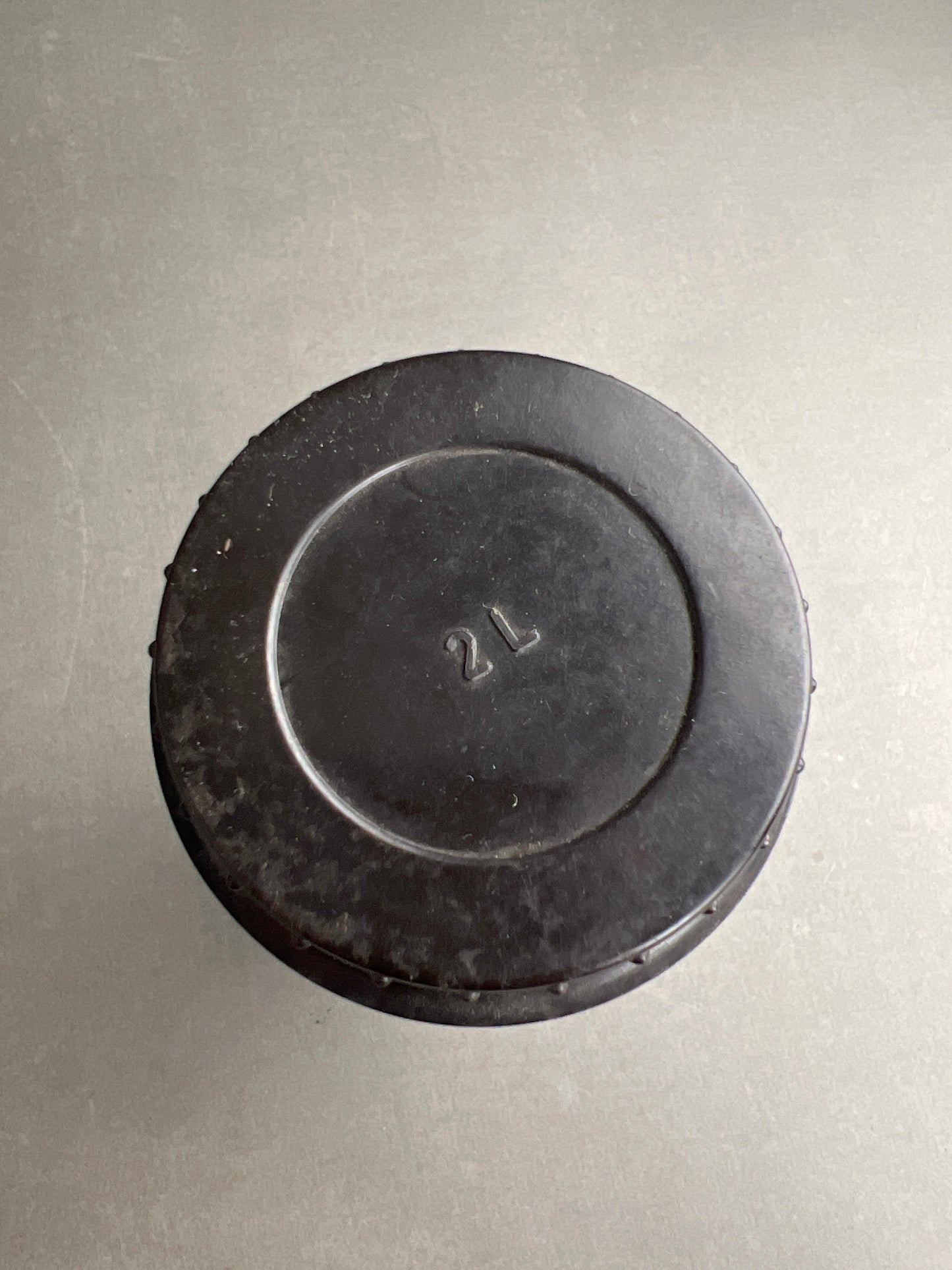 WW2 Tysk "Zunderbuchse 2L" Bakelit Beholder til Tændsats. Godt stemplet. Original.