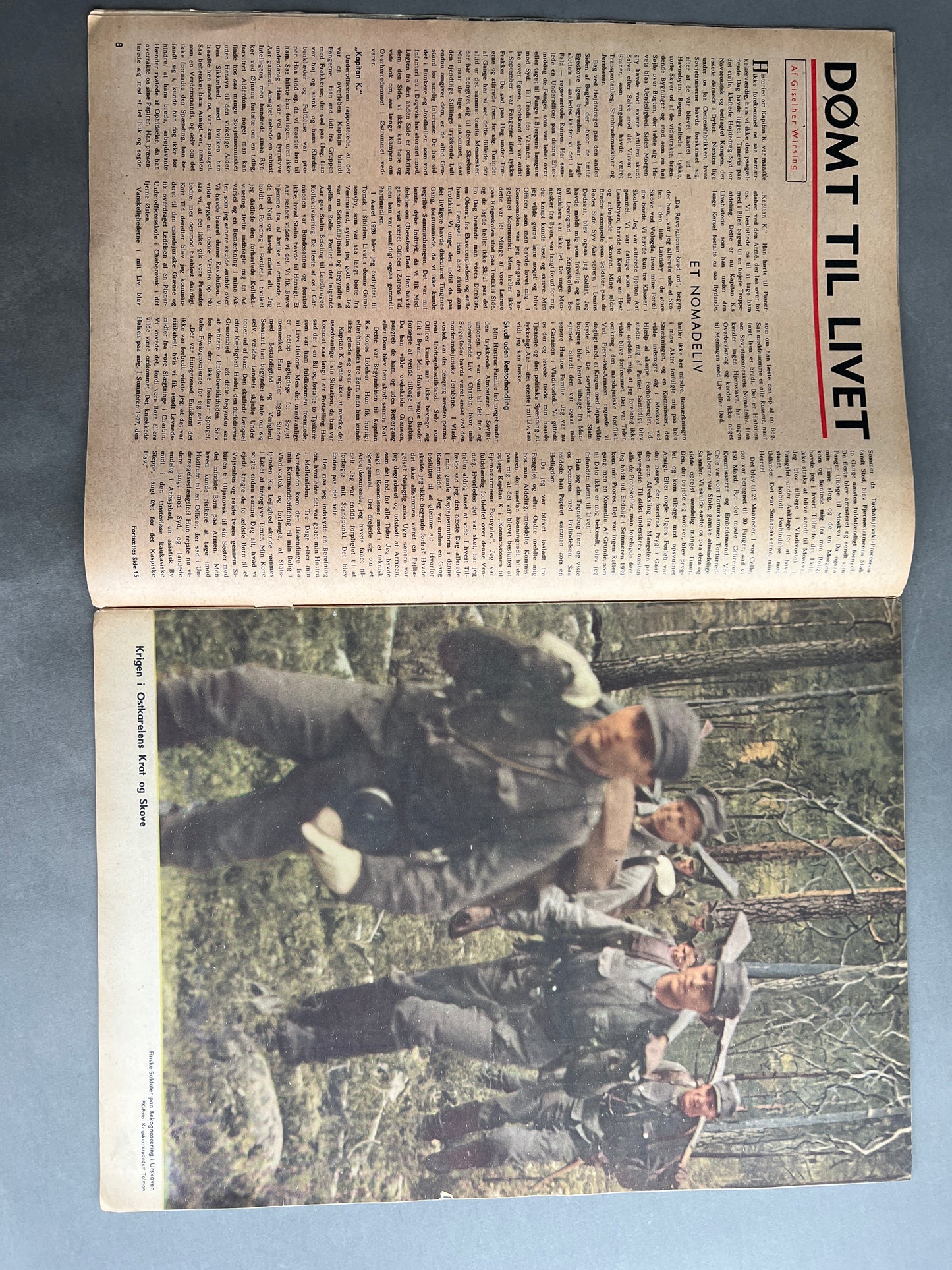 WW2 Tysk/Dansk Signal Blad. Original.