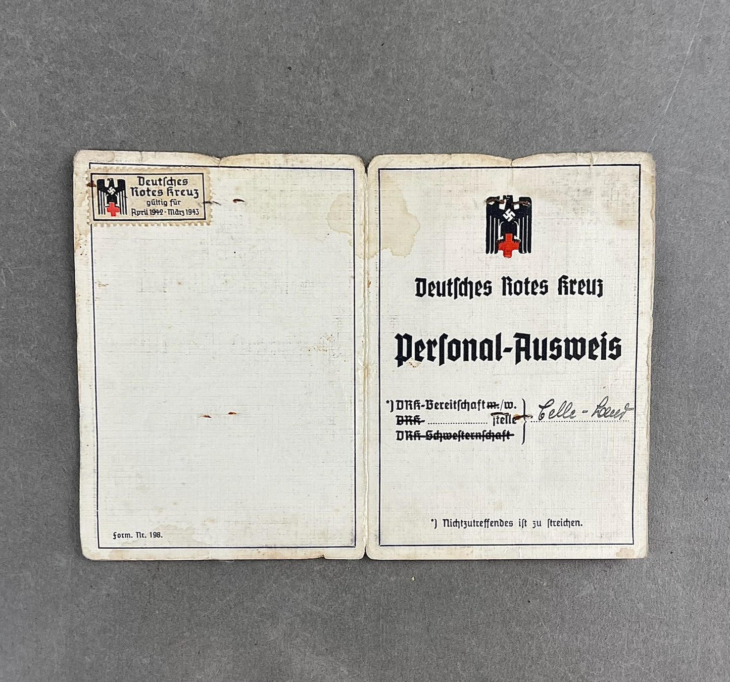 WW2 Tysk DRK Rødekors Lot fra en DRK-Helferin. Interessant. Original.