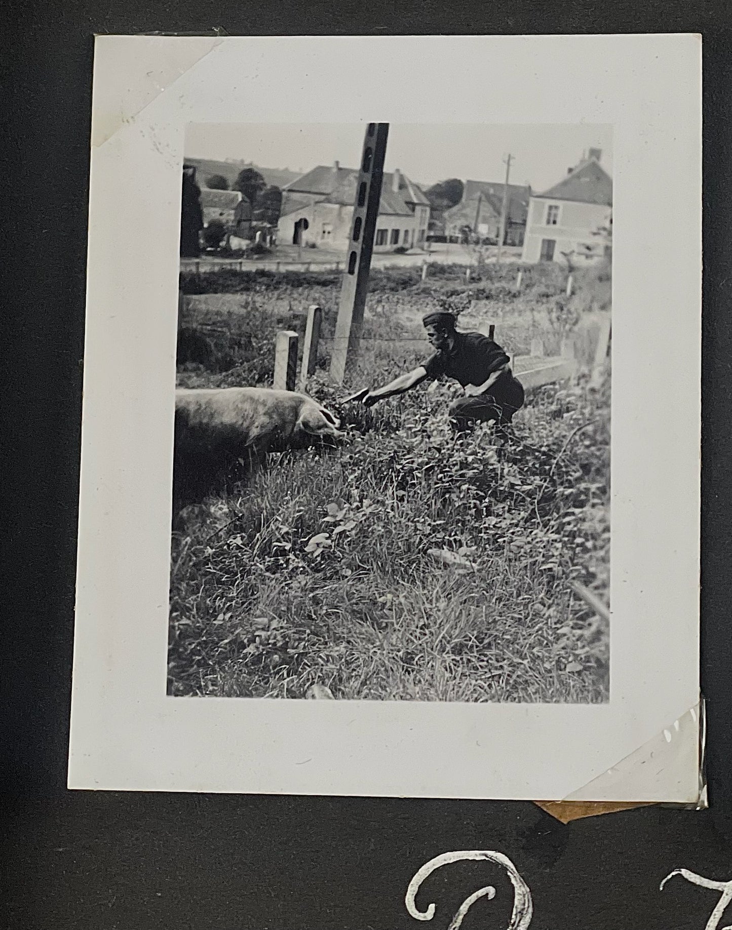 WW2 Tysk Wehrmacht Fotoalbum 1940'erne. MANGE(!) gode billeder fra felttoget i Frankrig. Original.