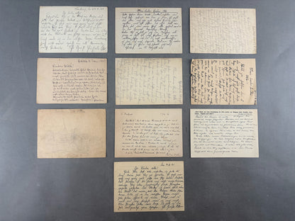 WW2 Tysk Feldpost Lot. 10 Stk. Original.