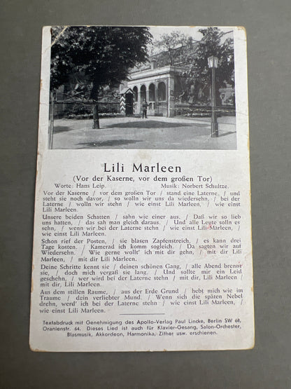 WW2 Tysk Postkort. Sendt til Aalborg. Original.