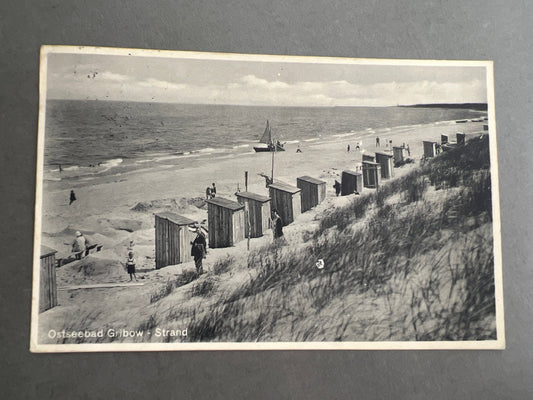 WW2 Tysk Postkort. Sendt til Danmark. Original.