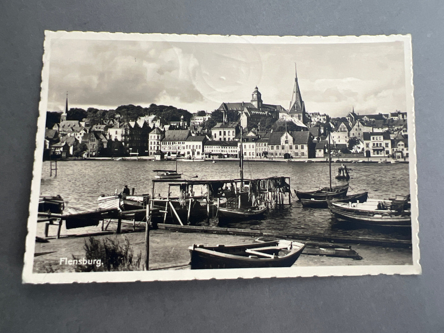 WW2 Tysk Postkort. Sendt til Danmark. Original.