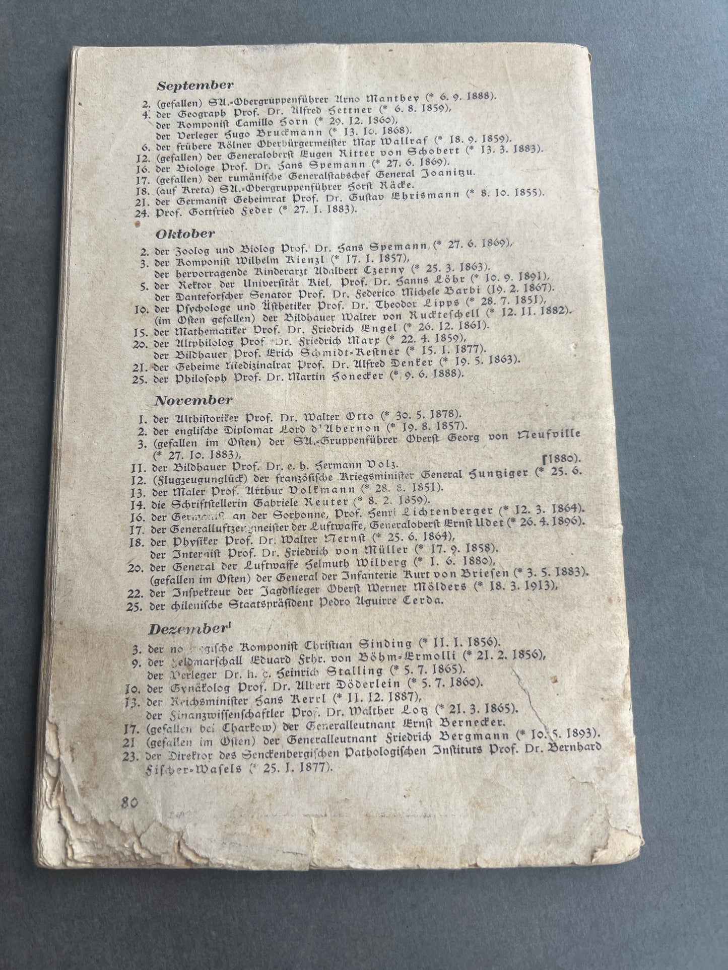 WW2 Tysk Bog fra 1941. Original.