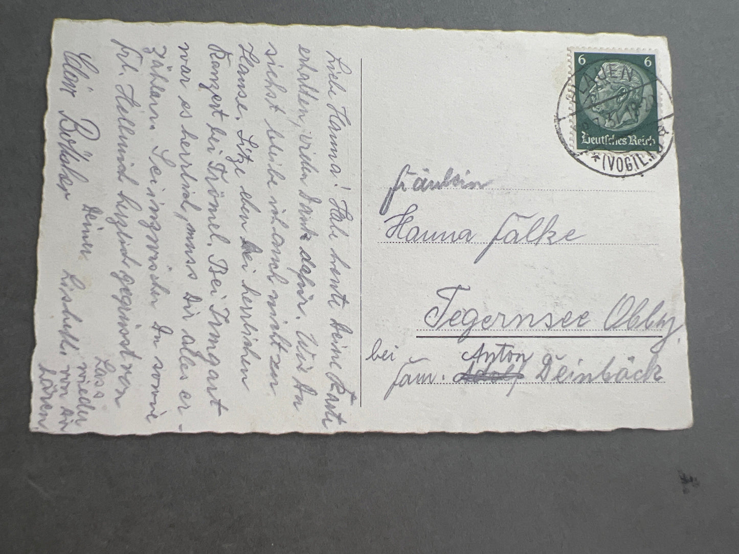 WW2 Tysk Postkort. NSDAP / Flag motiv. Original.