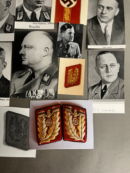 WW2 Tysk Blandet Lot af Genoptryk og nyere fotografier.