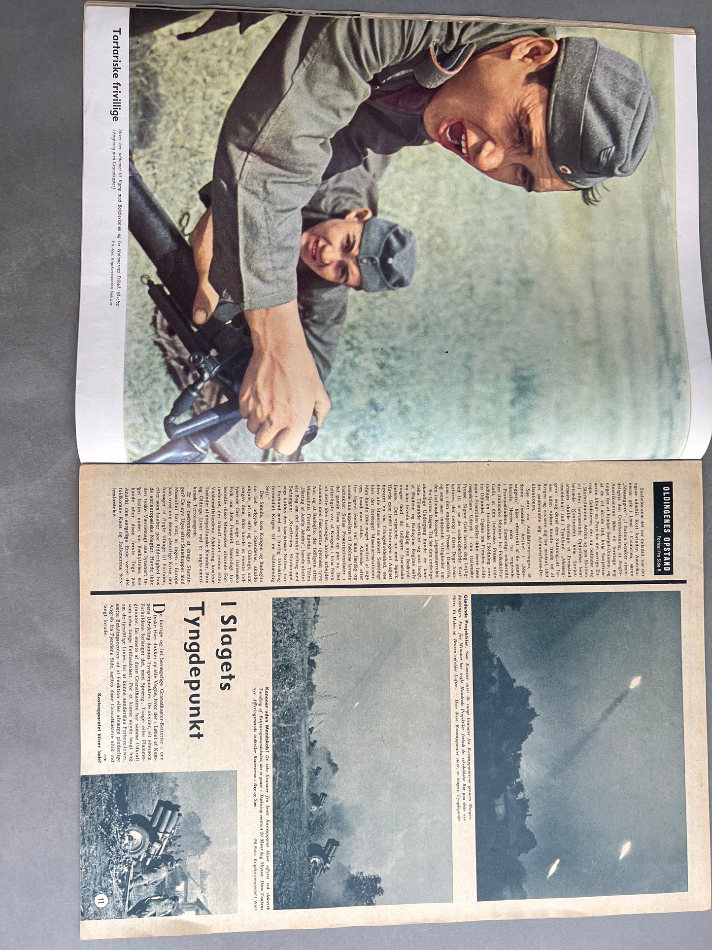 WW2 Tysk/Dansk Signal Blad. Original.