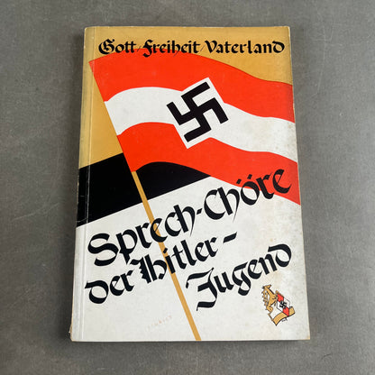 WW2 Tysk Tidlig HJ Sangbog. Sjælden. Original.