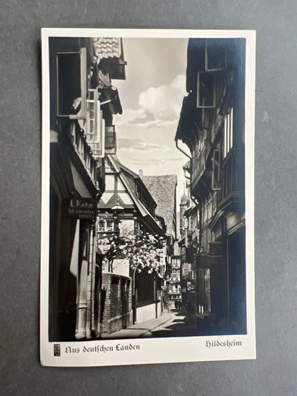 WW2 Tysk Postkort "Die Judenstrasse". Original.