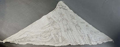 WW1 Tysk Feltforbinding med vejledning trykt. En af de bedre. Dekorativ. Original.