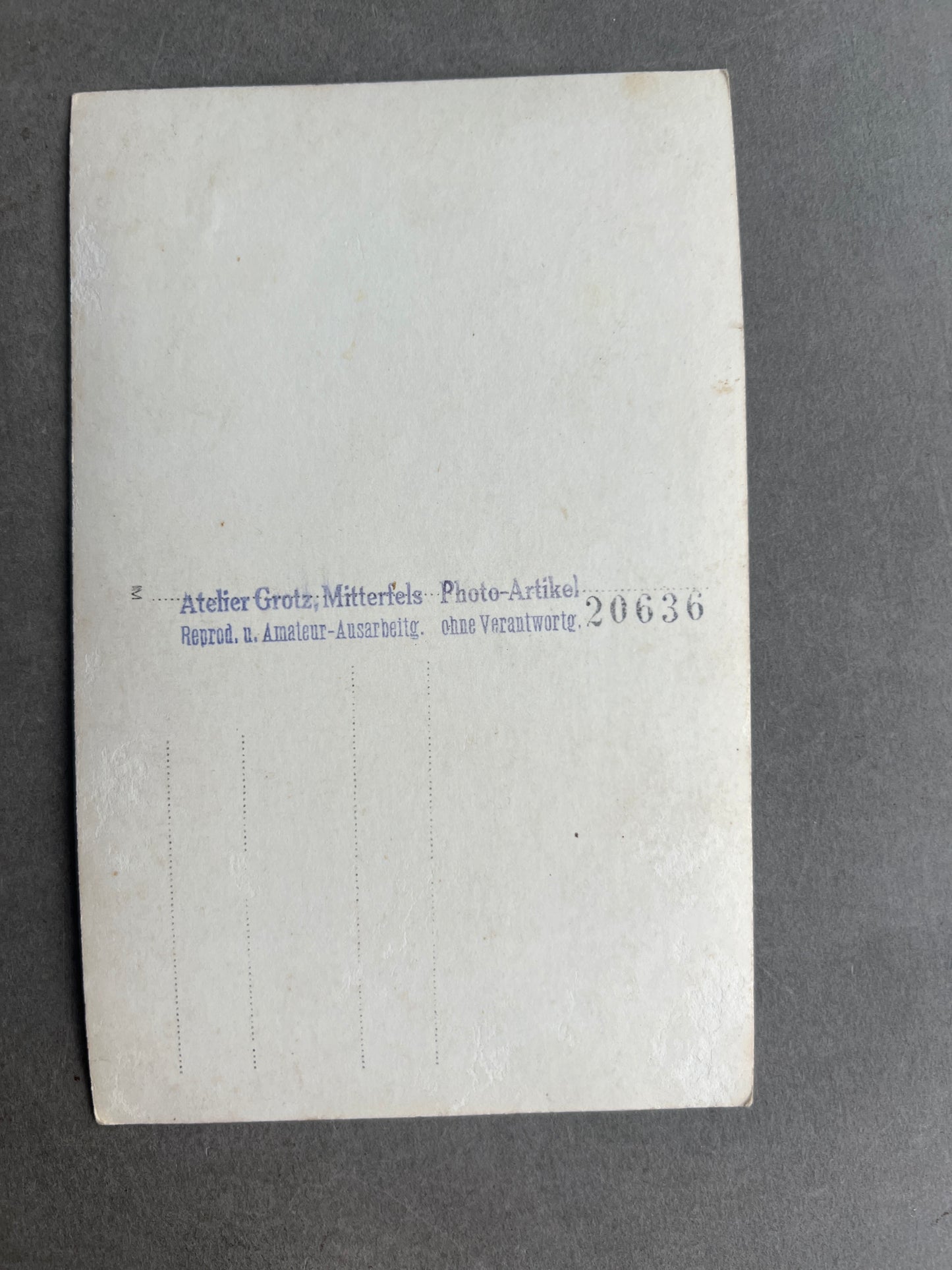 WW2 Tysk Wehrmacht Foto-Postkort. Original.