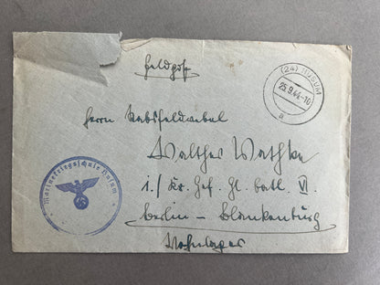 WW2 Tysk Kriegsmarine Feldpost. Original.