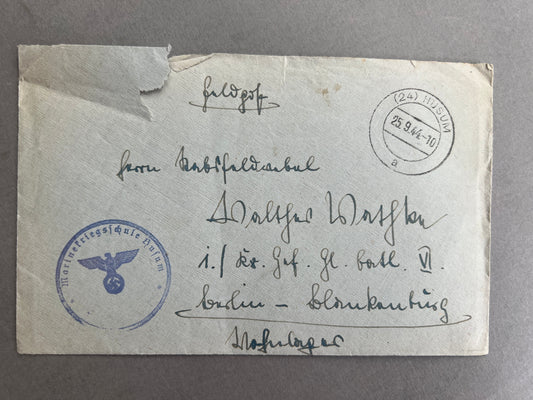 WW2 Tysk Kriegsmarine Feldpost. Original.