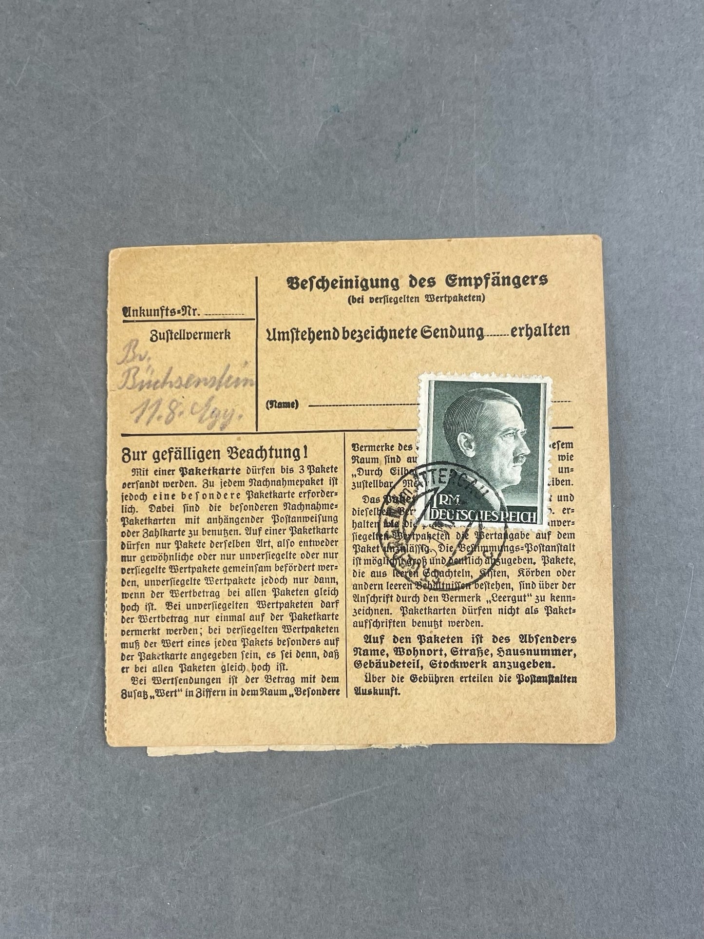 WW2 Frimærke. Original.