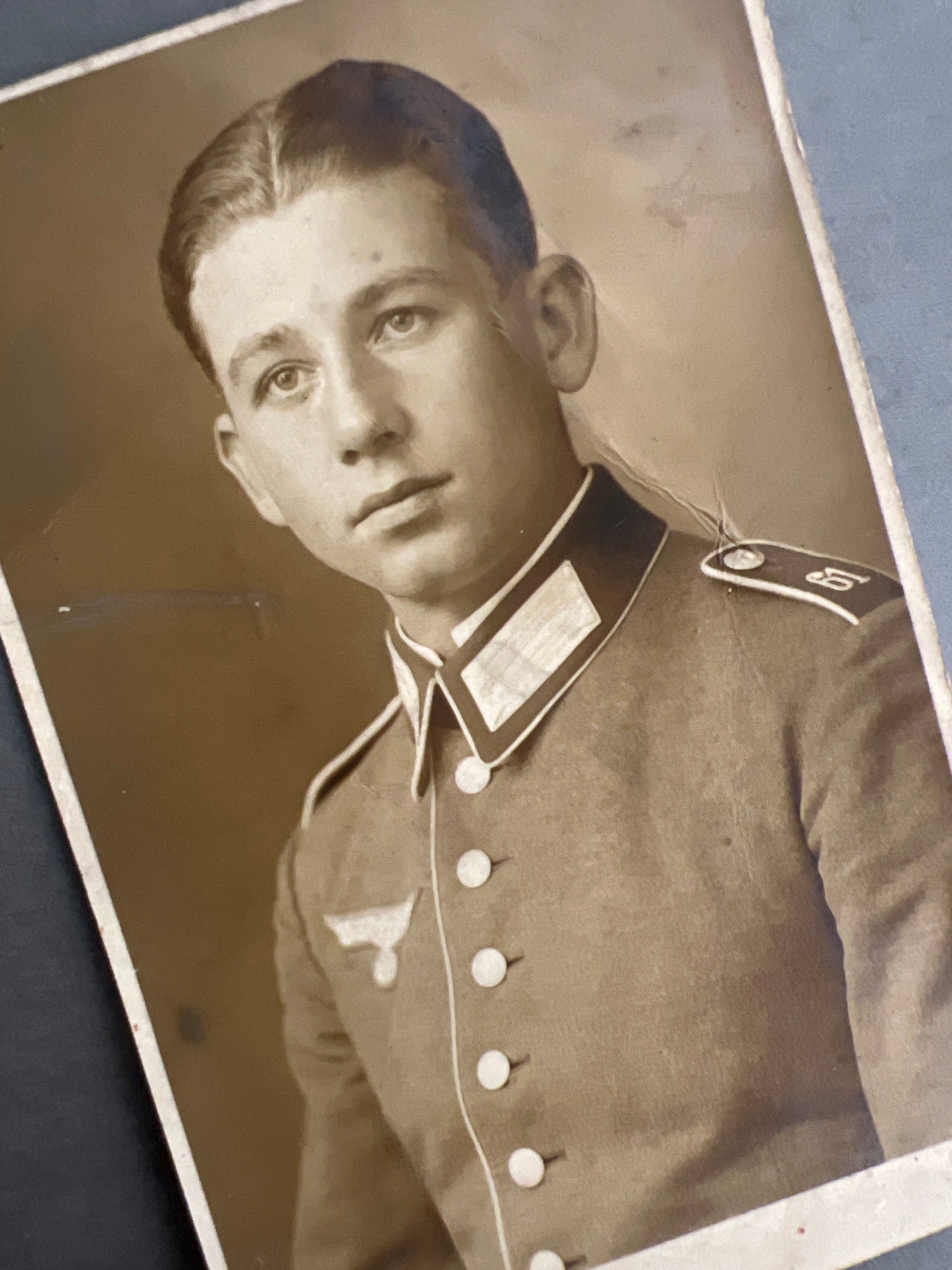 WW2 Tysk Wehrmacht Foto-Postkort. Original.