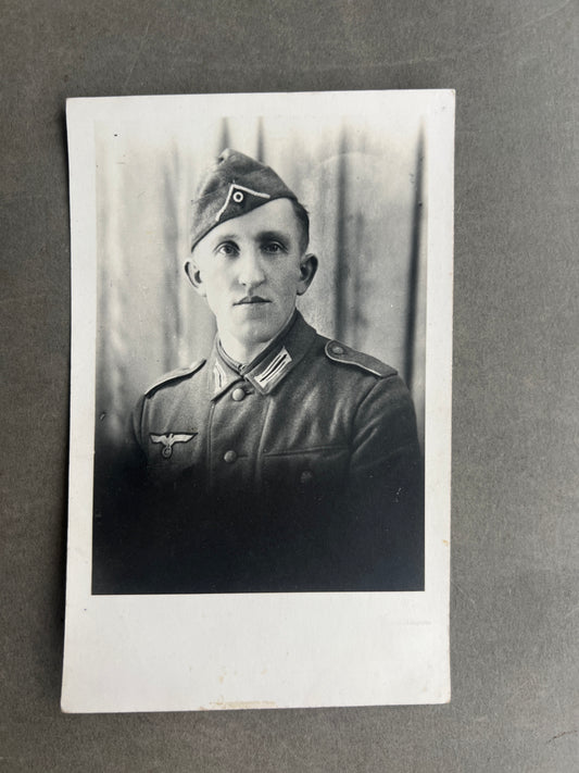 WW2 Tysk Wehrmacht Foto-Postkort. Original.