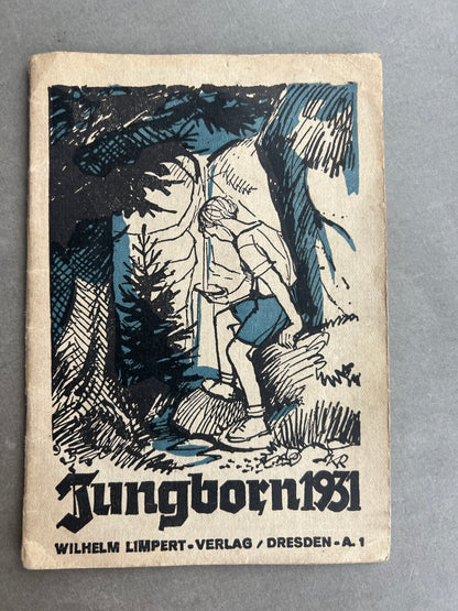 WW2 Tysk Tidlig HJ Bog "Jungborn 1931". Original.
