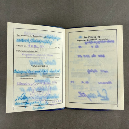 Østtysk DDR Lot af "Medlemsbøger". Original.