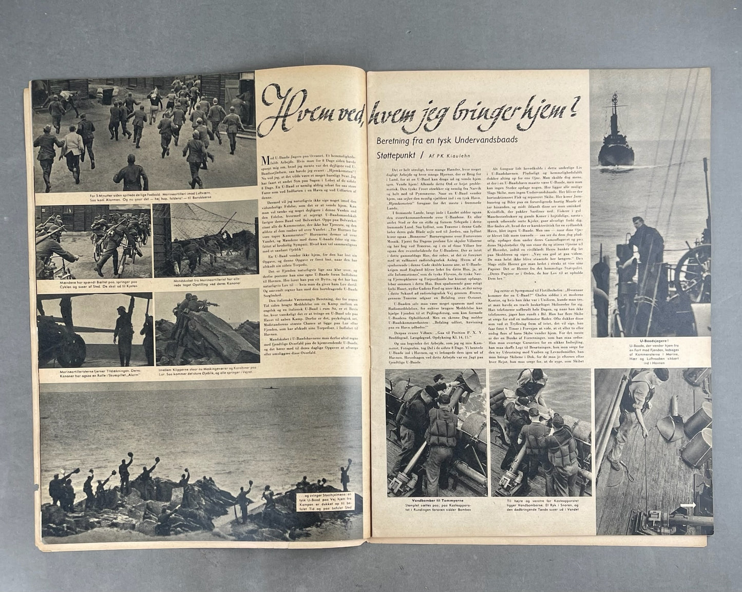 WW2 Tysk Signal Blad. Original.