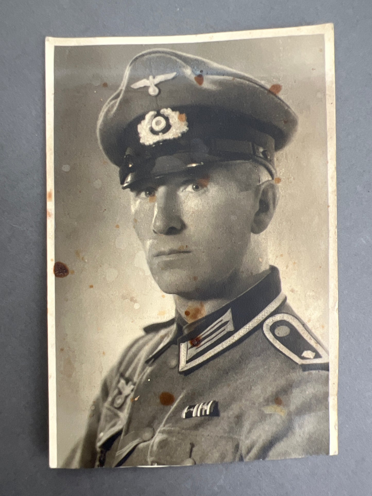 WW2 Tysk Wehrmacht Foto-Postkort. Original.