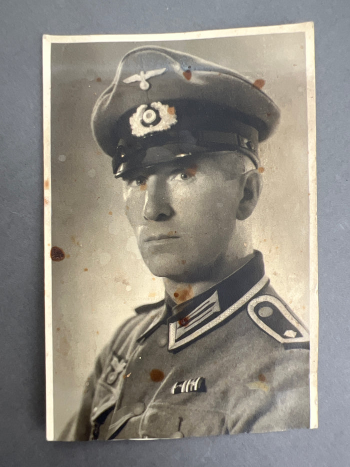 WW2 Tysk Wehrmacht Foto-Postkort. Original.