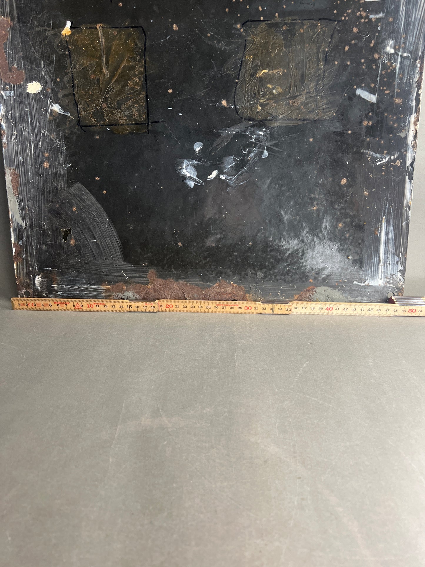 WW2 Tysk Stort NSDAP Emalje Skilt. Stemplet med fremstiller og 1934. Sjælden! Original.