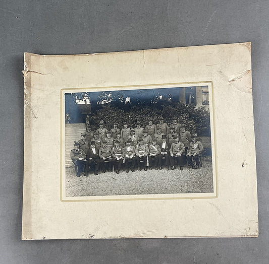 WW1/WW2 Tysk Foto af Jægerforening medlemmer. A4 størrelse. Original.