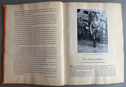 WW2 Tysk “Adolf Hitler” Cigaretten Album. Komplet med alle billeder! Original.