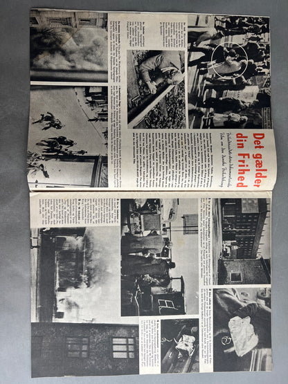 WW2 Dansk Billedbladet fra 1945 med Frits Clausen i Frøslev Lejren. Original.