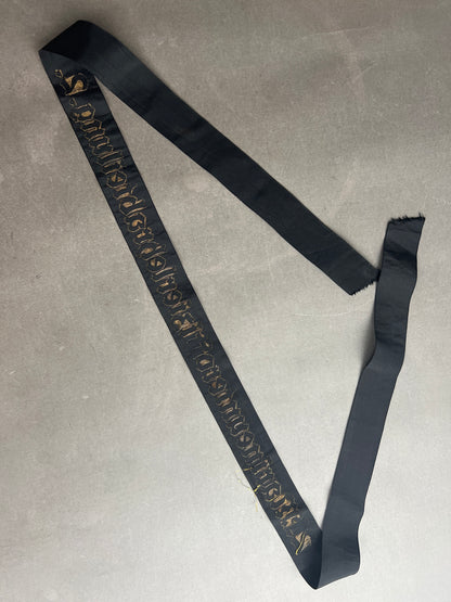 WW2 Tysk Kriegsmarine Matros Huebånd "2. Marineunteroffizierlehrabteilung. 2.". Original.