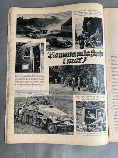 WW2 Tysk "Sieg im Westen" Blad. Stor, større end Signal Blade. Ses ikke tit. Original.