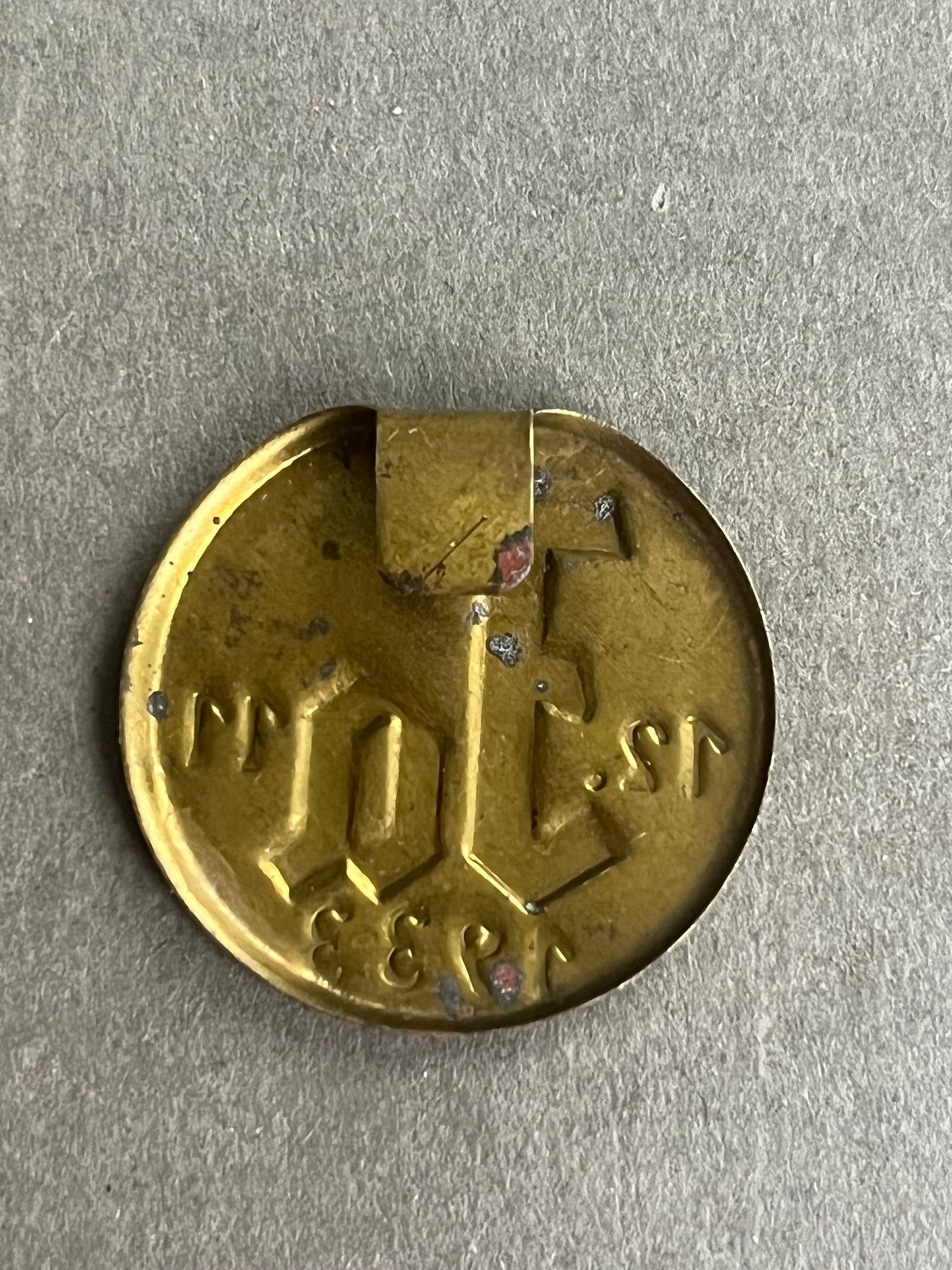 WW2 Tysk Tinnie "JA" fra valget 1933. Original.