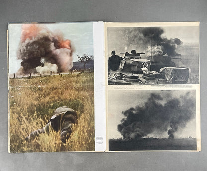 WW2 Tysk Signal Blad. Original.