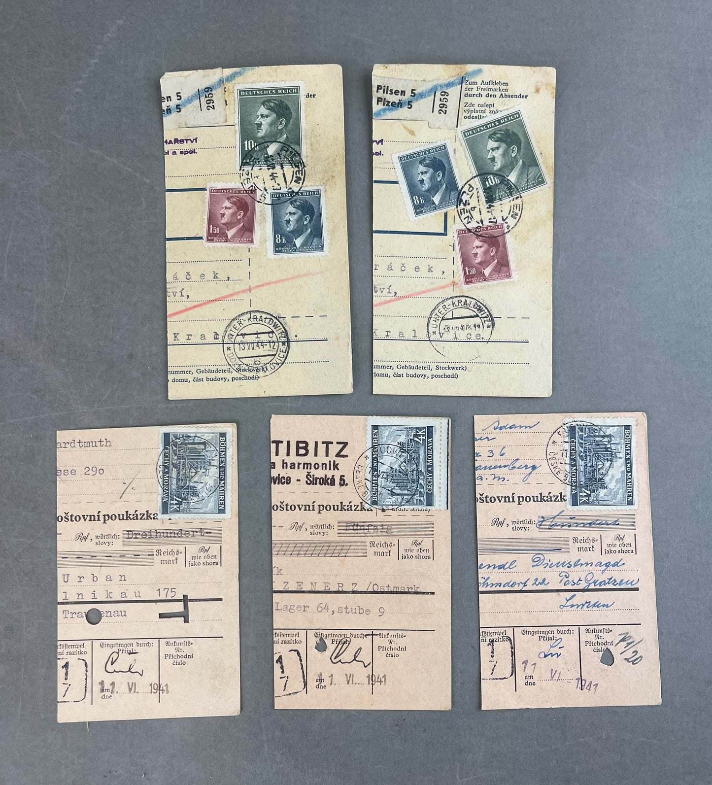 WW2 Tysk Frimærke Lot. Original.