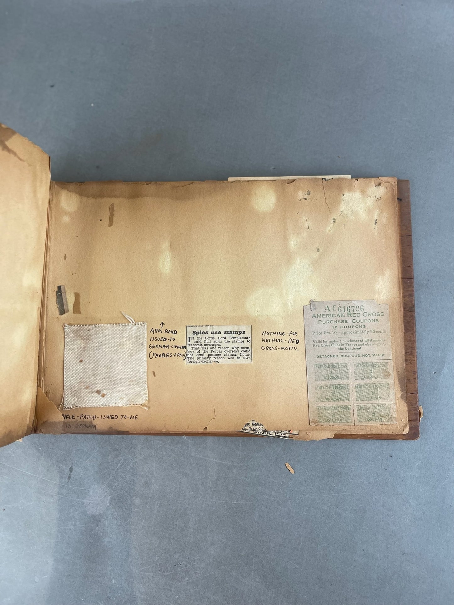 WW2 Amerikansk "Veteran-Album". Interessant. Original.