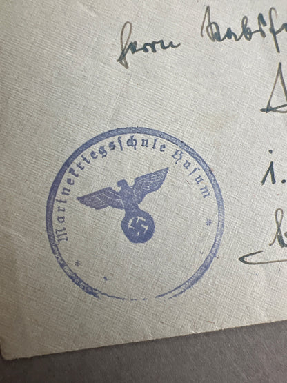 WW2 Tysk Kriegsmarine Feldpost. Original.