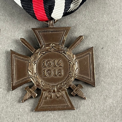 WW1/WW2 Tysk Frontkæmper Medalje. Original.