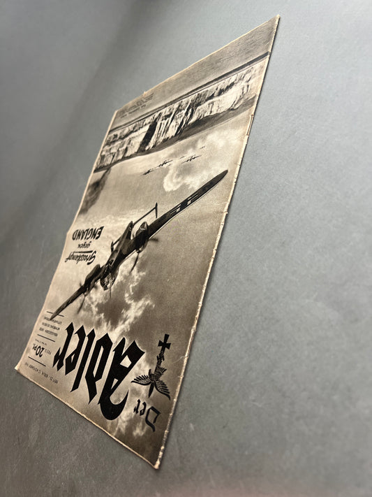 WW2 Tysk Luftwaffe "Der Adler" Blad. Original.