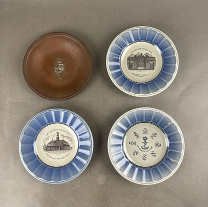 Blandet Lot af Danske militær platter. Original.
