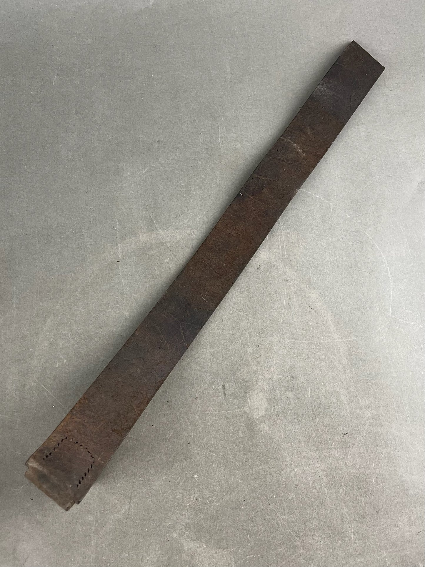 WW1 Tysk Afskåret Kampbælte fra 1917. Godt stemplet. Original.